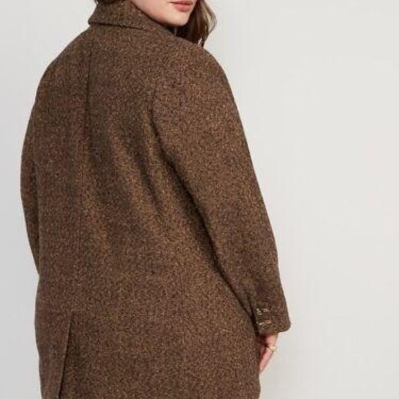 Old Navy  Soft-Brushed Herringbone Oversized Blazer NEW - Picture 6 of 9